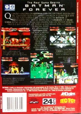 Batman Forever (World) box cover back